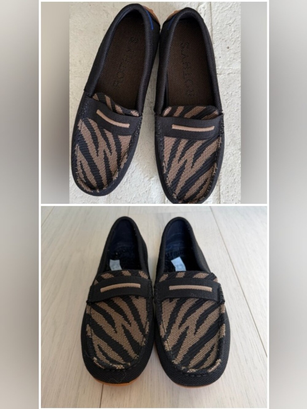 Rothy's Driver Loafers with Zebra-Print - Picture 10 of 10